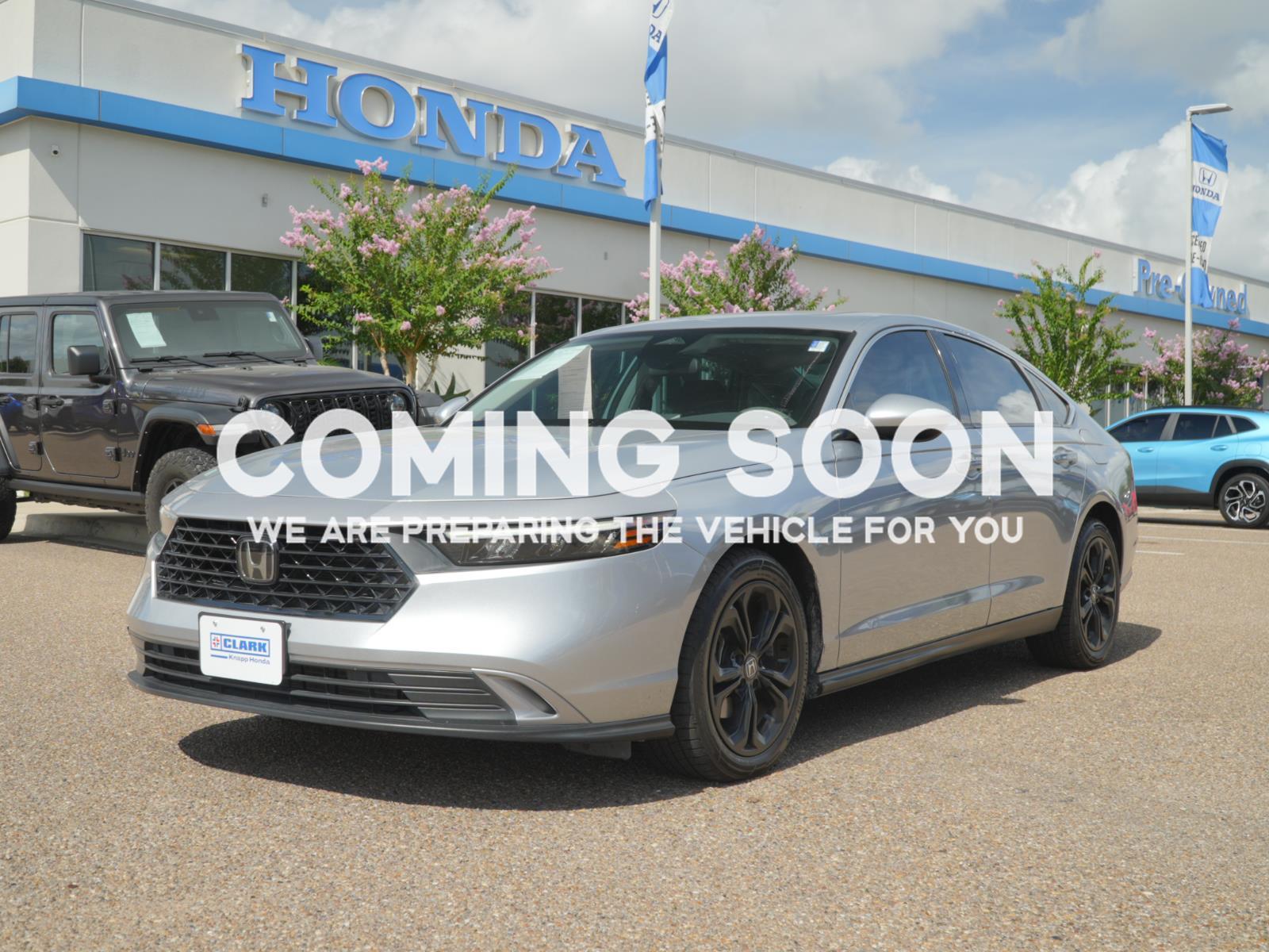Solar Silver Metallic 2024 Honda Accord Sedan Front-Wheel Drive Continuously Variable Transmission