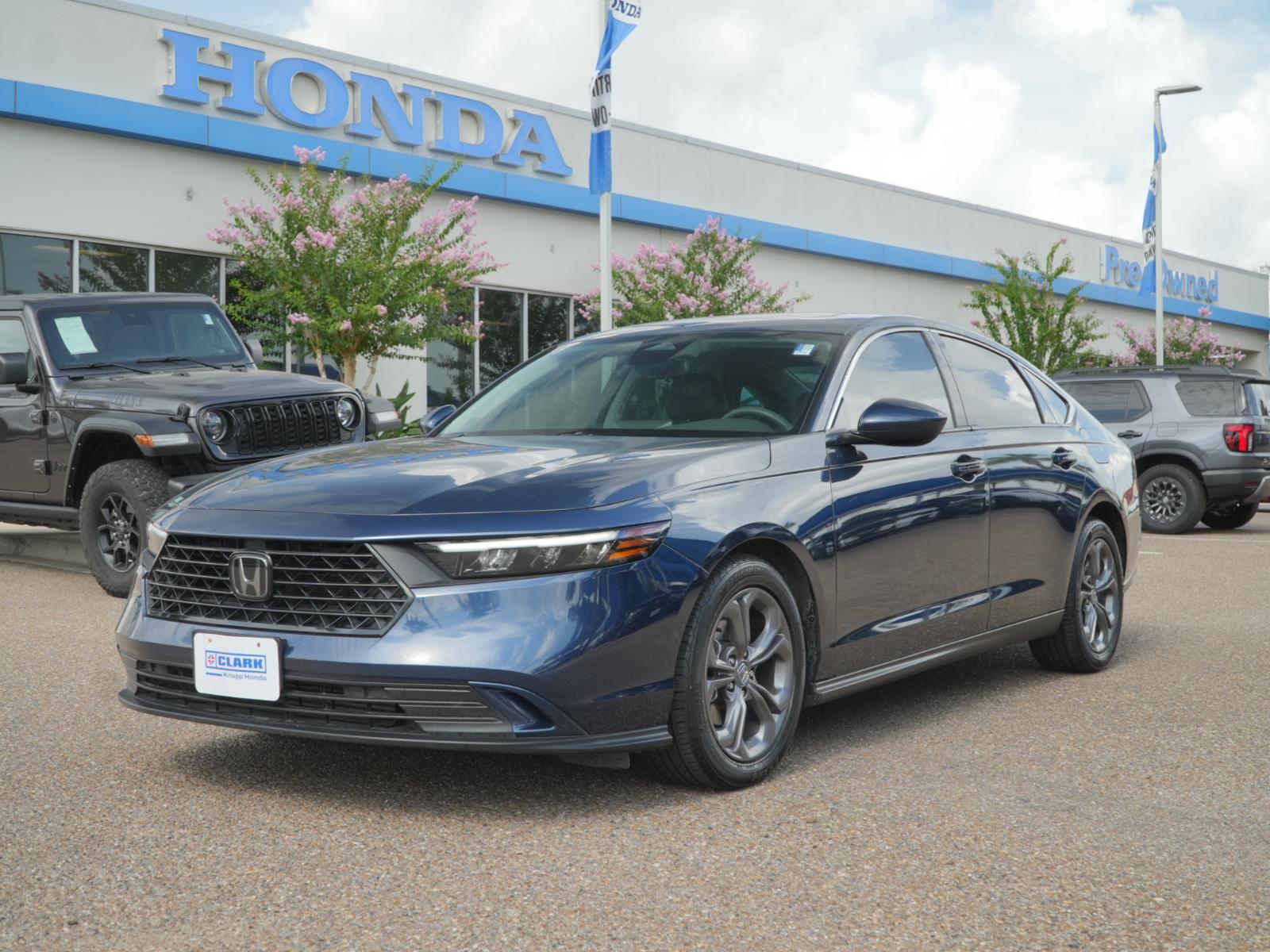 Canyon River Blue Metallic 2024 Honda Accord Sedan Front-Wheel Drive Continuously Variable Transmission