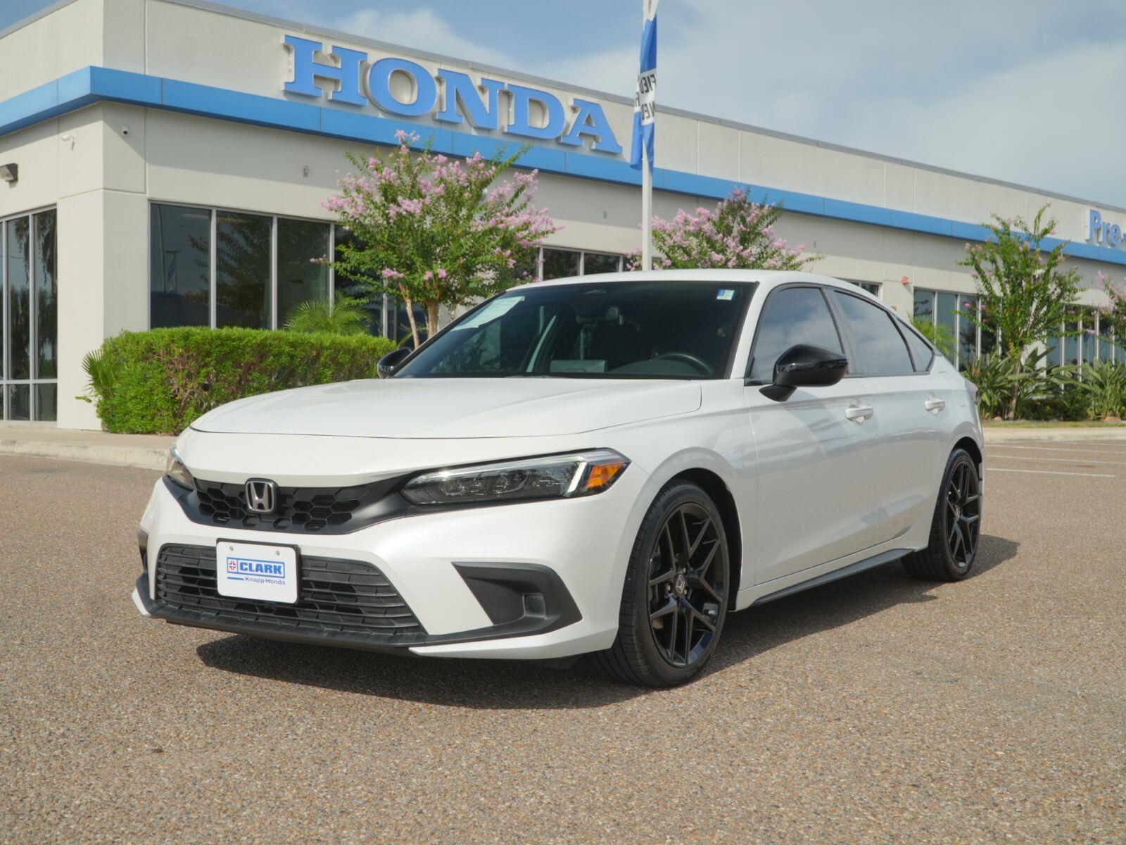 Platinum White Pearl 2023 Honda Civic Hatchback Hatchback Front-Wheel Drive Continuously Variable Transmission