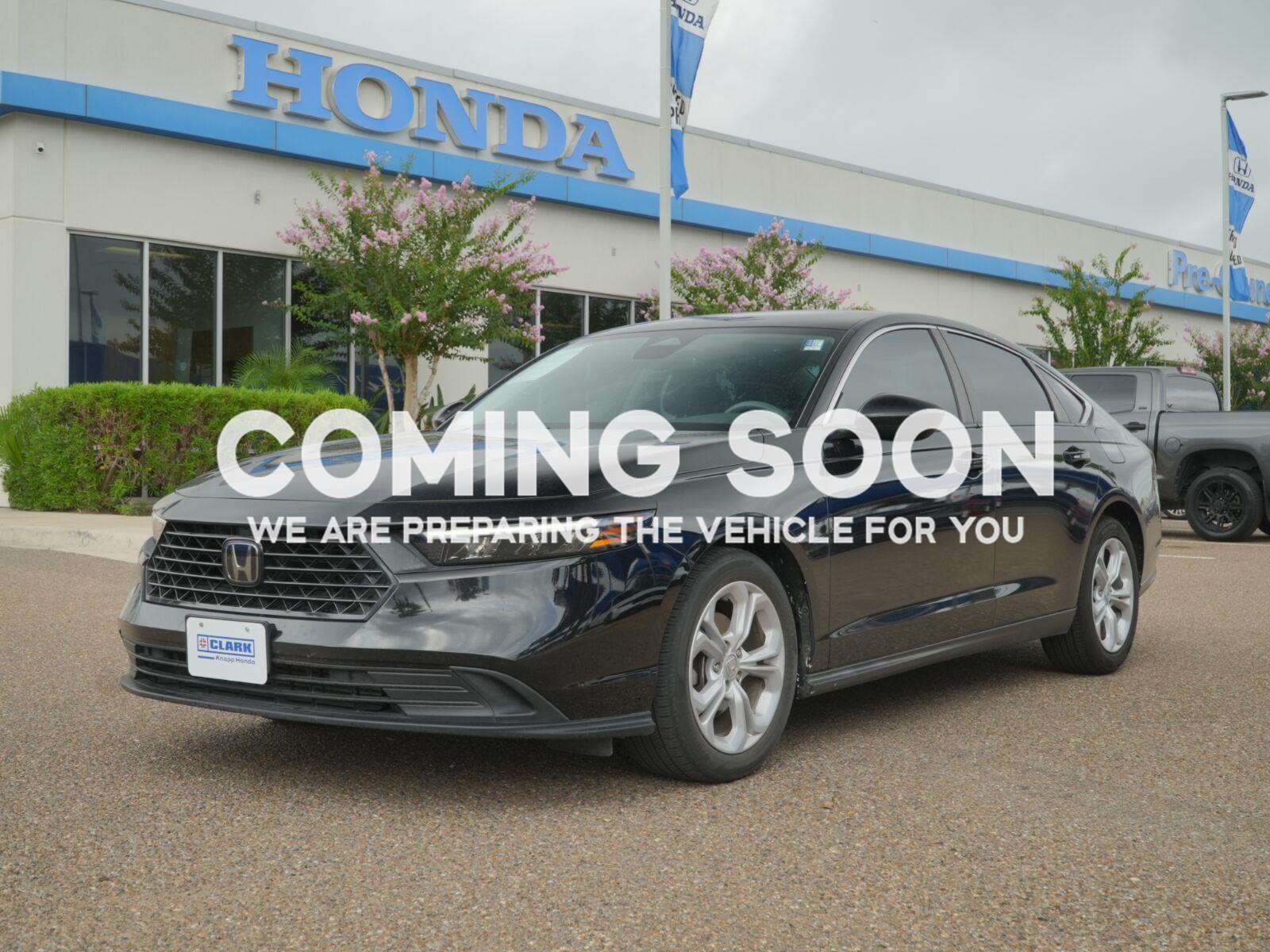 Crystal Black Pearl 2023 Honda Accord Sedan Front-Wheel Drive Continuously Variable Transmission
