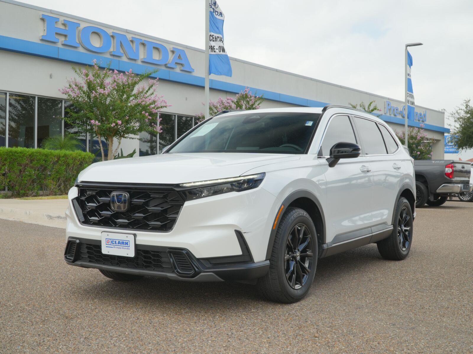 Platinum White Pearl 2024 Honda CR-V Hybrid SUV / Crossover All-Wheel Drive 1-Speed Dual Clutch