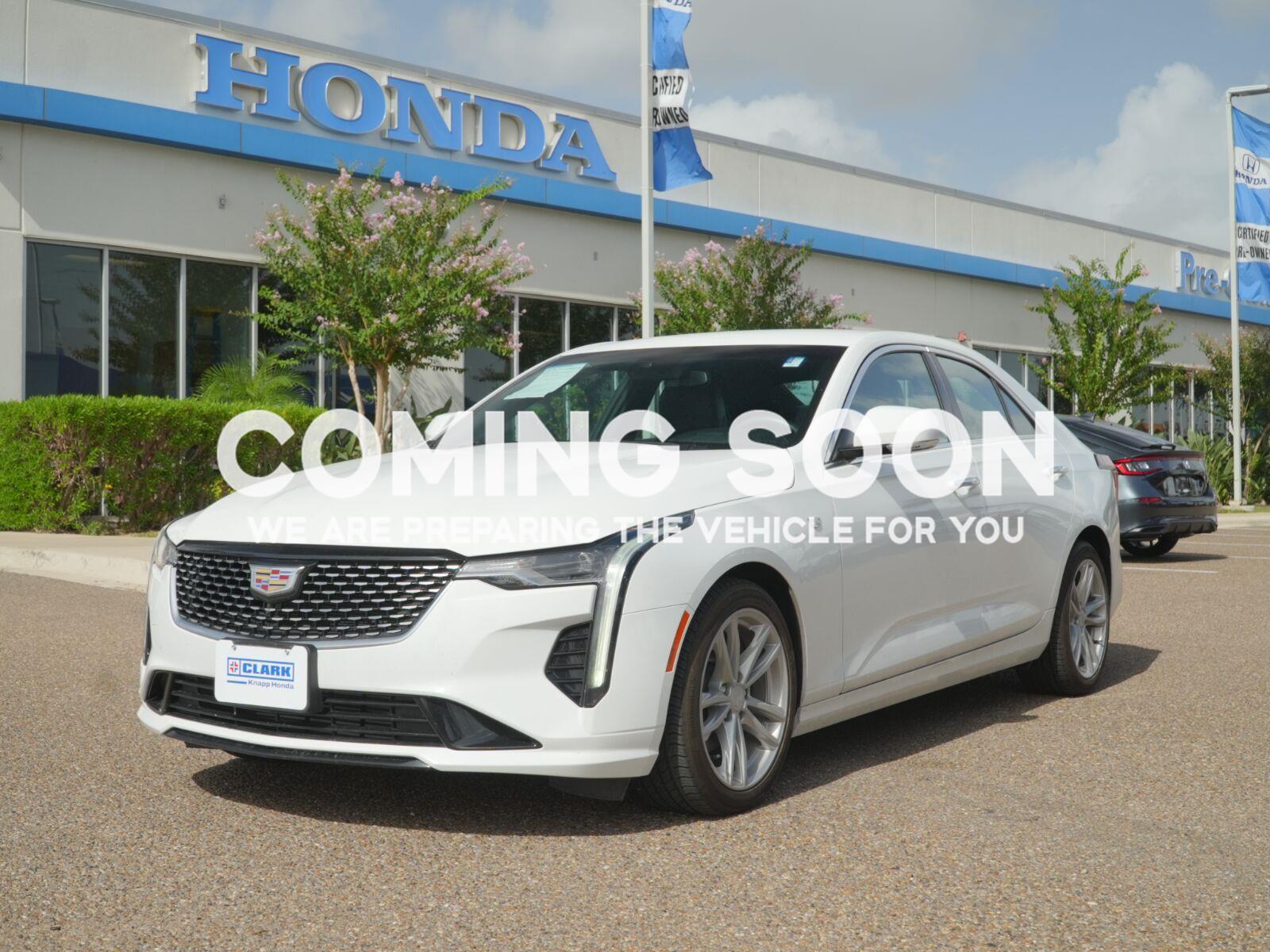 Summit White 2024 Cadillac CT4 Sedan Rear-Wheel Drive 8-Speed Automatic
