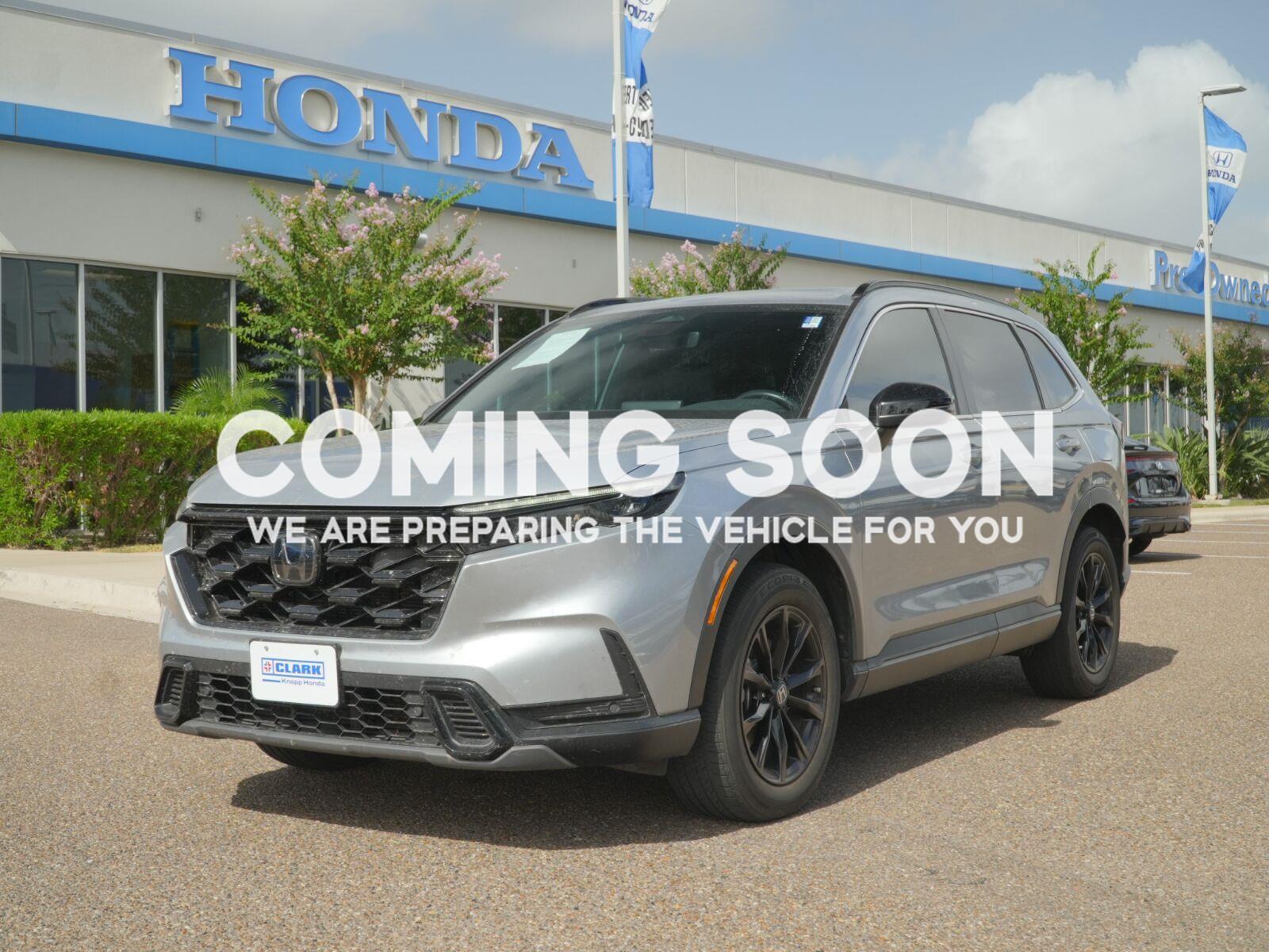 Lunar Silver Metallic 2024 Honda CR-V Hybrid SUV / Crossover All-Wheel Drive 1-Speed Dual Clutch
