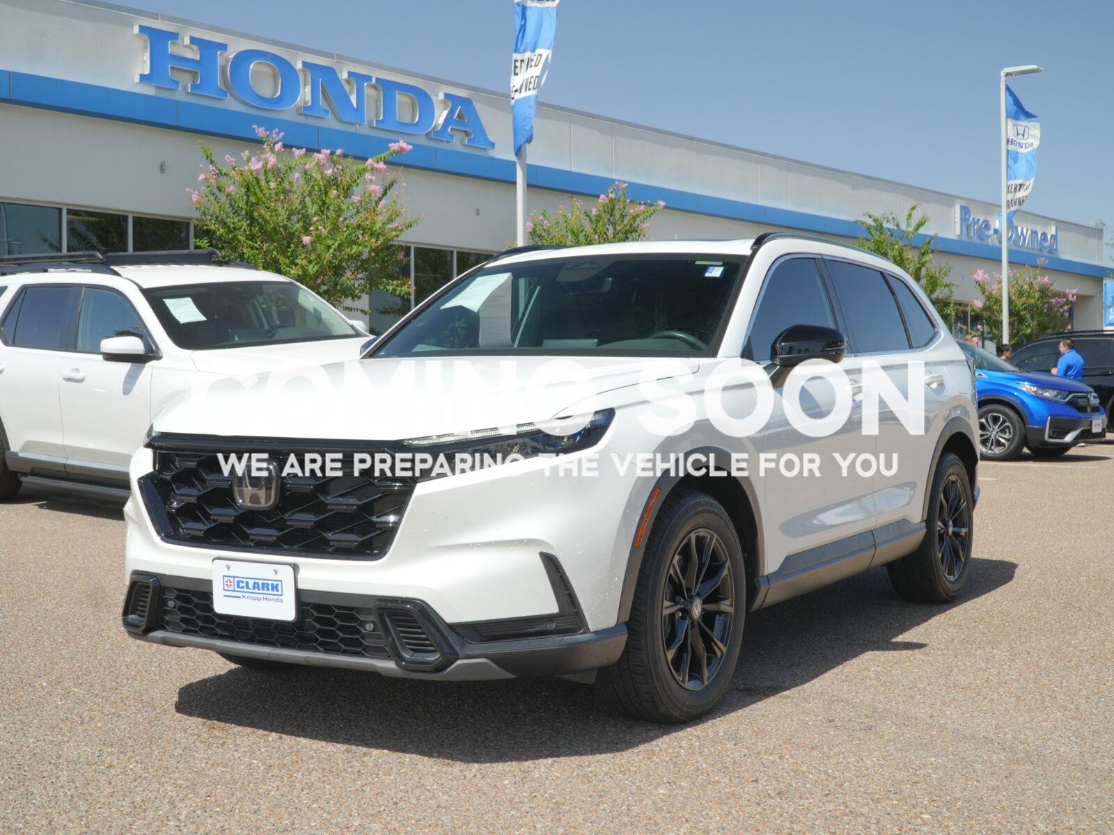 Platinum White Pearl 2024 Honda CR-V Hybrid SUV / Crossover All-Wheel Drive 1-Speed Dual Clutch