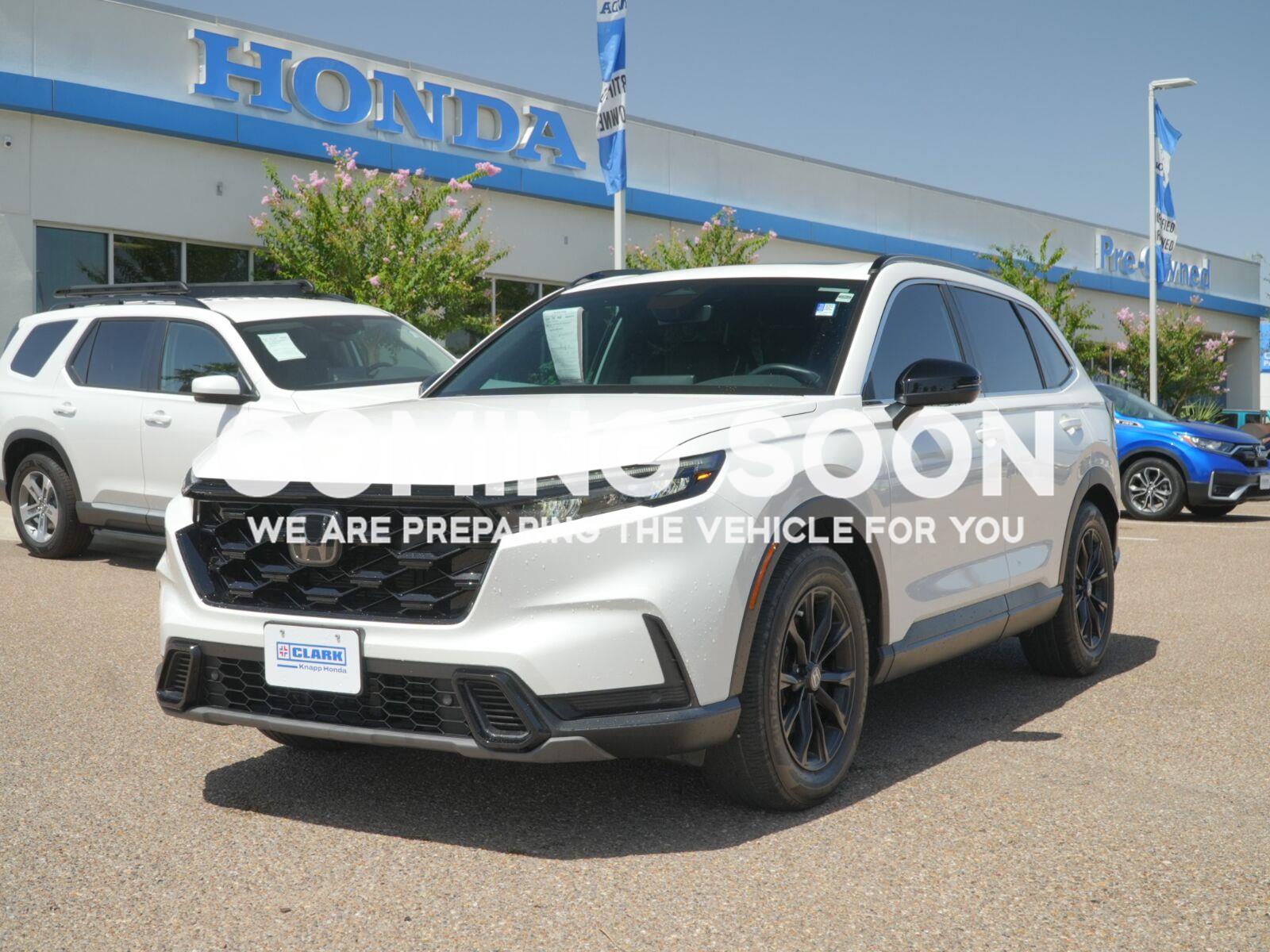 Platinum White Pearl 2025 Honda CR-V Hybrid SUV / Crossover Front-Wheel Drive 1-Speed Dual Clutch