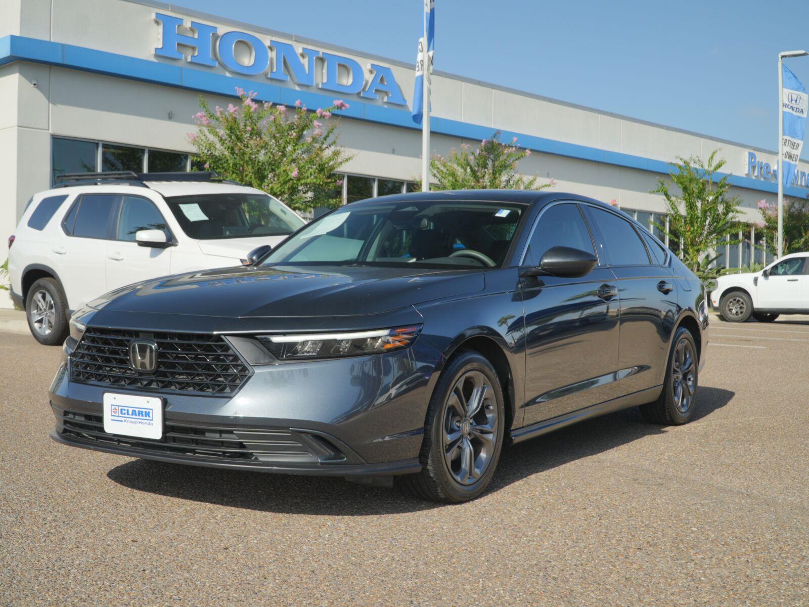 Meteorite Gray Metallic 2023 Honda Accord Sedan Front-Wheel Drive Continuously Variable Transmission