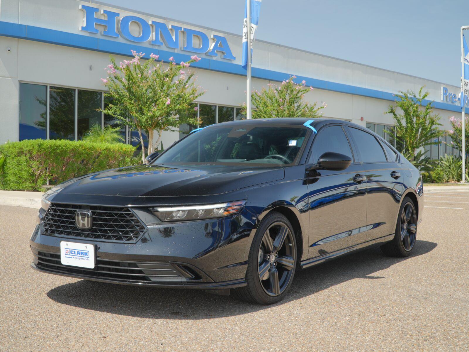 Crystal Black Pearl 2025 Honda Accord Hybrid Sedan Front-Wheel Drive 1-Speed Dual Clutch