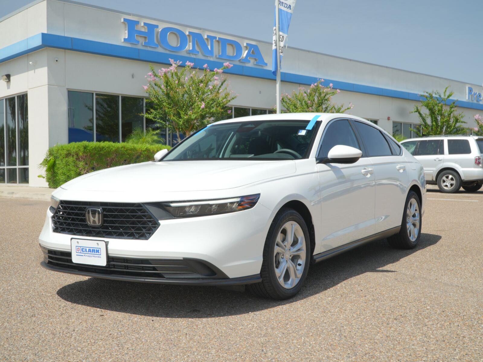 Platinum White Pearl 2024 Honda Accord Sedan Front-Wheel Drive Continuously Variable Transmission