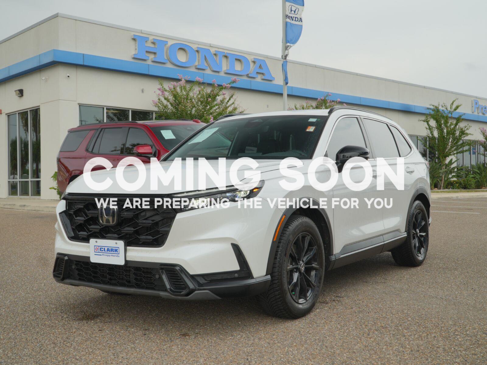 Platinum White Pearl 2024 Honda CR-V Hybrid SUV / Crossover Front-Wheel Drive 1-Speed Dual Clutch