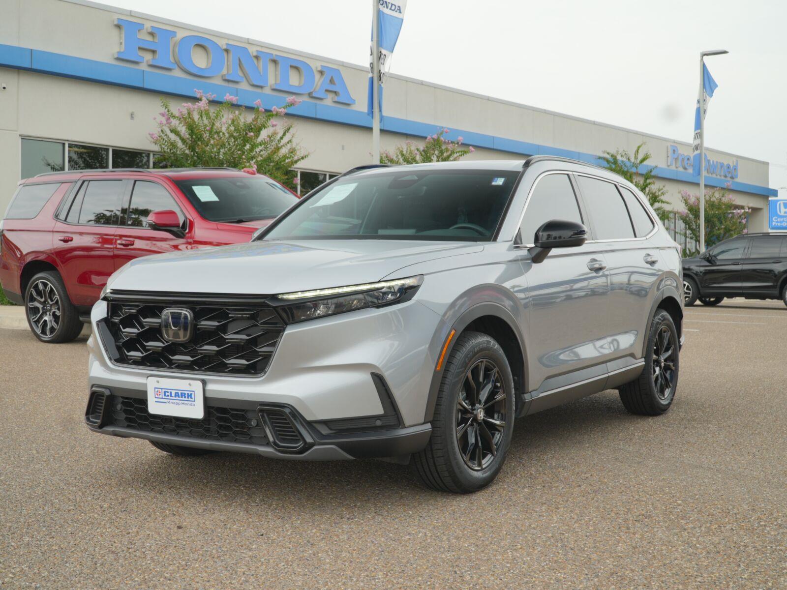 Lunar Silver Metallic 2024 Honda CR-V Hybrid SUV / Crossover All-Wheel Drive 1-Speed Dual Clutch
