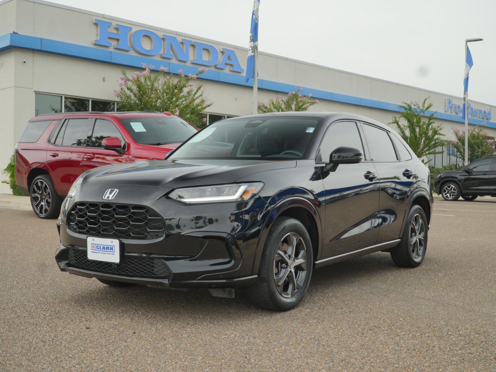 Crystal Black Pearl 2024 Honda HR-V SUV / Crossover Front-Wheel Drive Continuously Variable Transmission