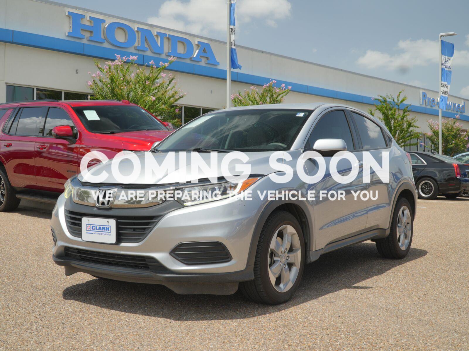 Lunar Silver Metallic 2022 Honda HR-V SUV / Crossover Front-Wheel Drive Continuously Variable Transmission