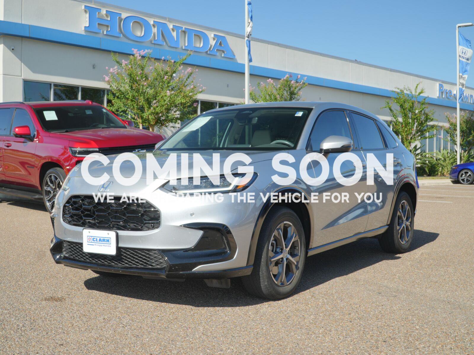 Lunar Silver Metallic 2024 Honda HR-V SUV / Crossover Front-Wheel Drive Continuously Variable Transmission