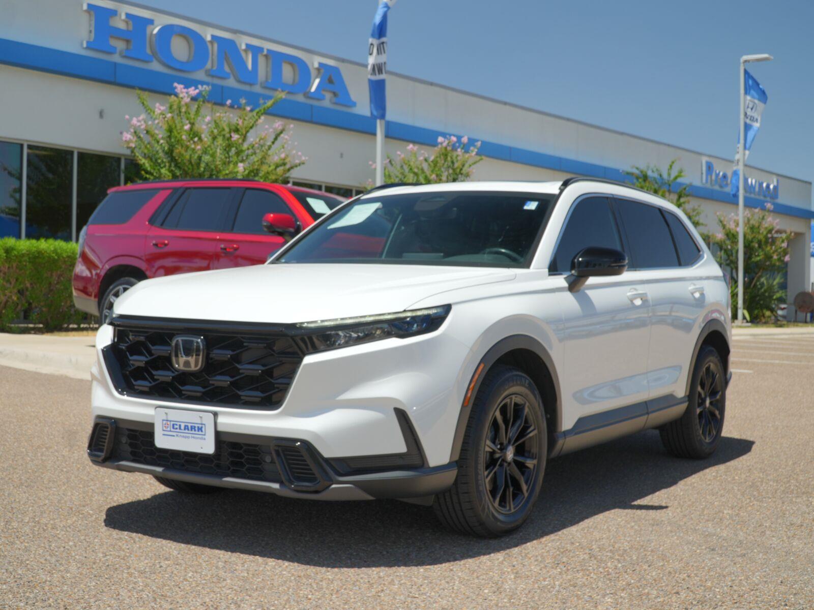 Platinum White Pearl 2024 Honda CR-V Hybrid SUV / Crossover All-Wheel Drive 1-Speed Dual Clutch