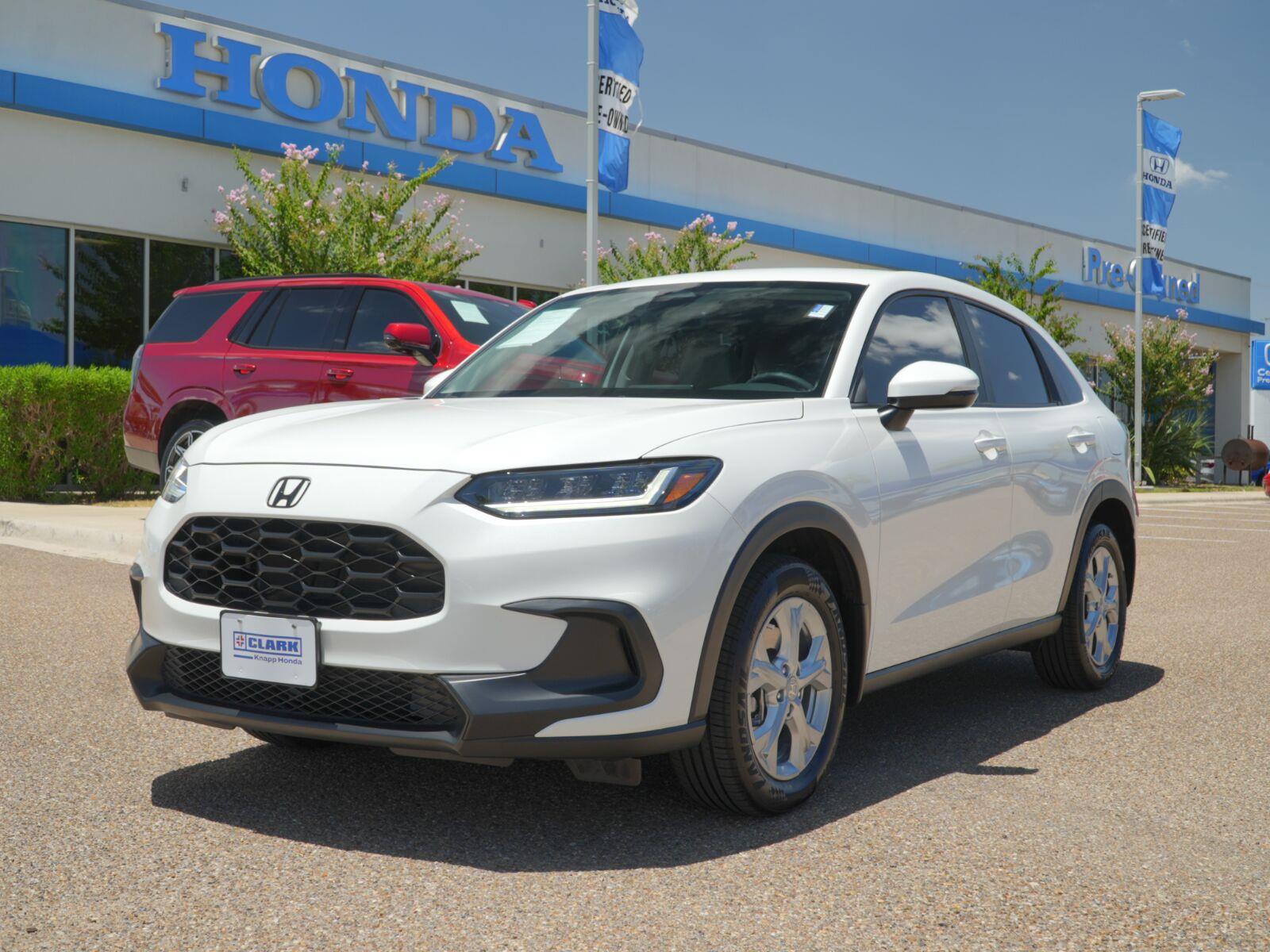 Platinum White Pearl 2024 Honda HR-V SUV / Crossover Front-Wheel Drive Continuously Variable Transmission
