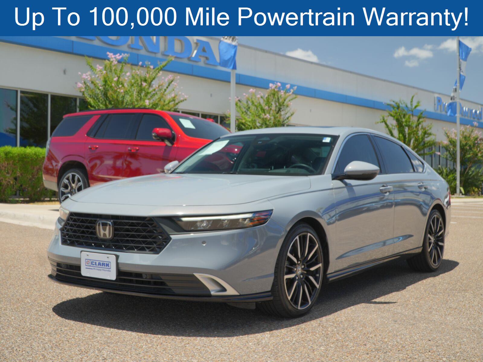 Urban Gray Pearl 2023 Honda Accord Hybrid Sedan Front-Wheel Drive 1-Speed Dual Clutch