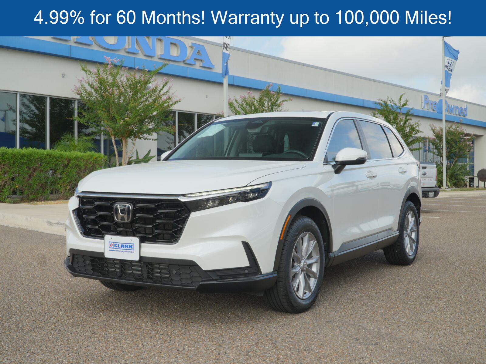 Platinum White Pearl 2025 Honda CR-V SUV / Crossover All-Wheel Drive Continuously Variable Transmission