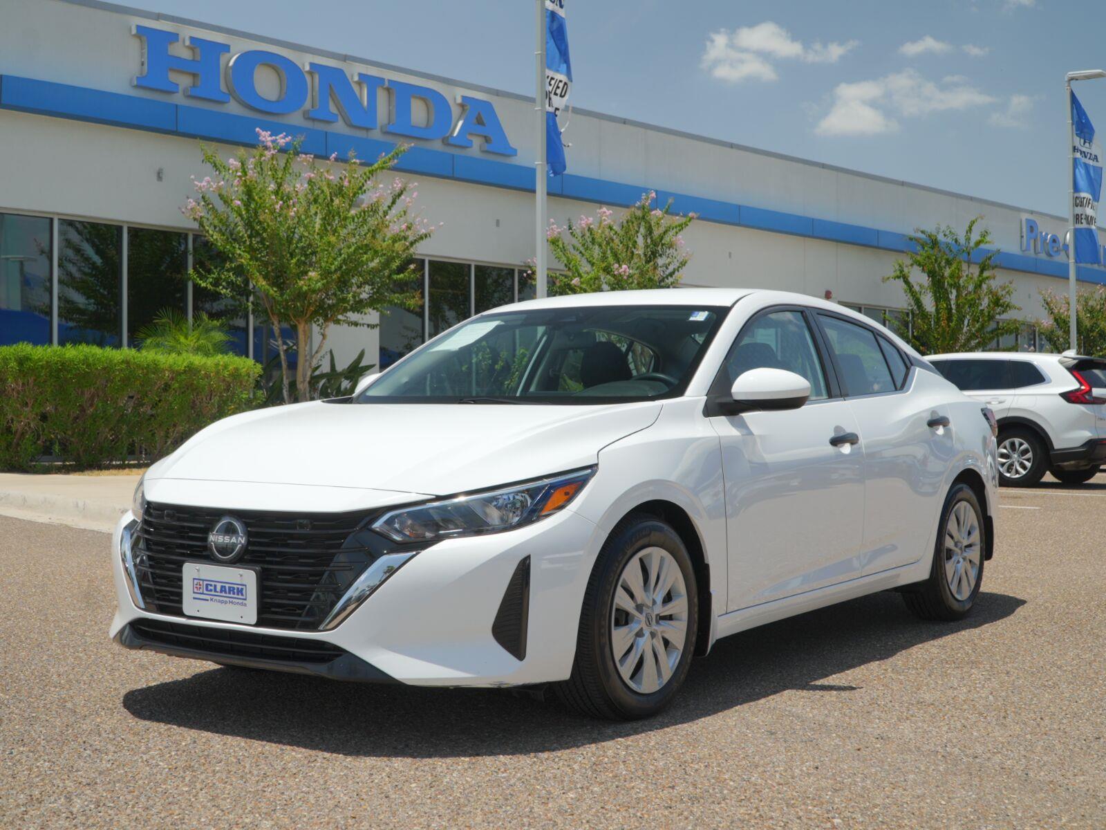 White (Fresh Powder) 2024 Nissan Sentra Sedan Front-Wheel Drive Continuously Variable Transmission