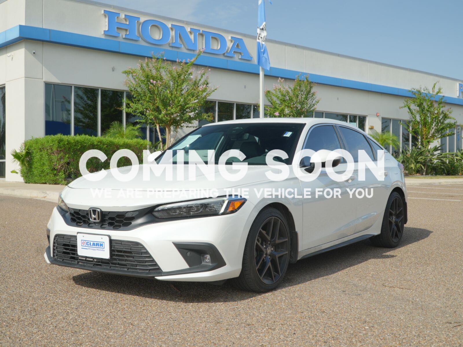 Platinum White Pearl 2024 Honda Civic Hatchback Hatchback Front-Wheel Drive 7-Speed CVT