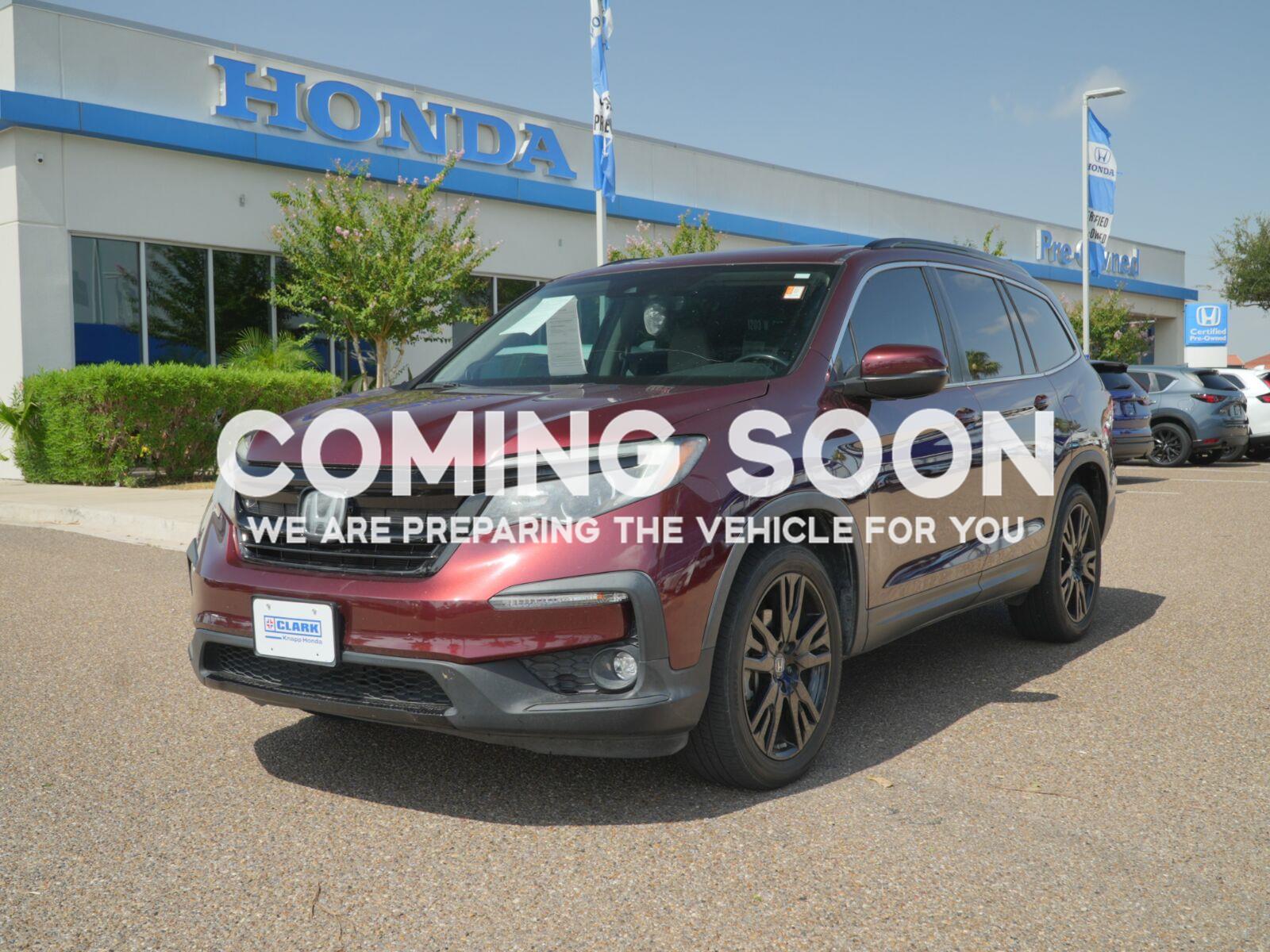 Red (Deep Scarlet Pearl) 2022 Honda Pilot SUV / Crossover Front-Wheel Drive 9-Speed Automatic