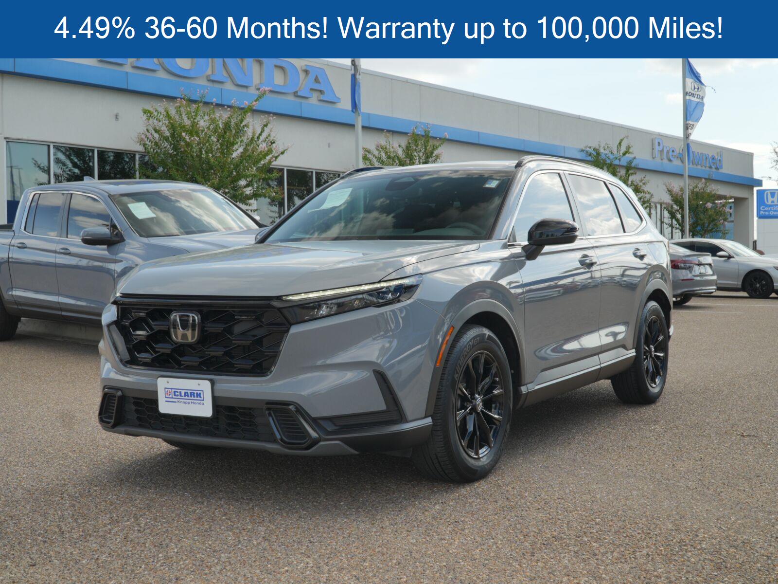 Urban Gray Pearl 2024 Honda CR-V Hybrid SUV / Crossover Front-Wheel Drive 1-Speed Dual Clutch