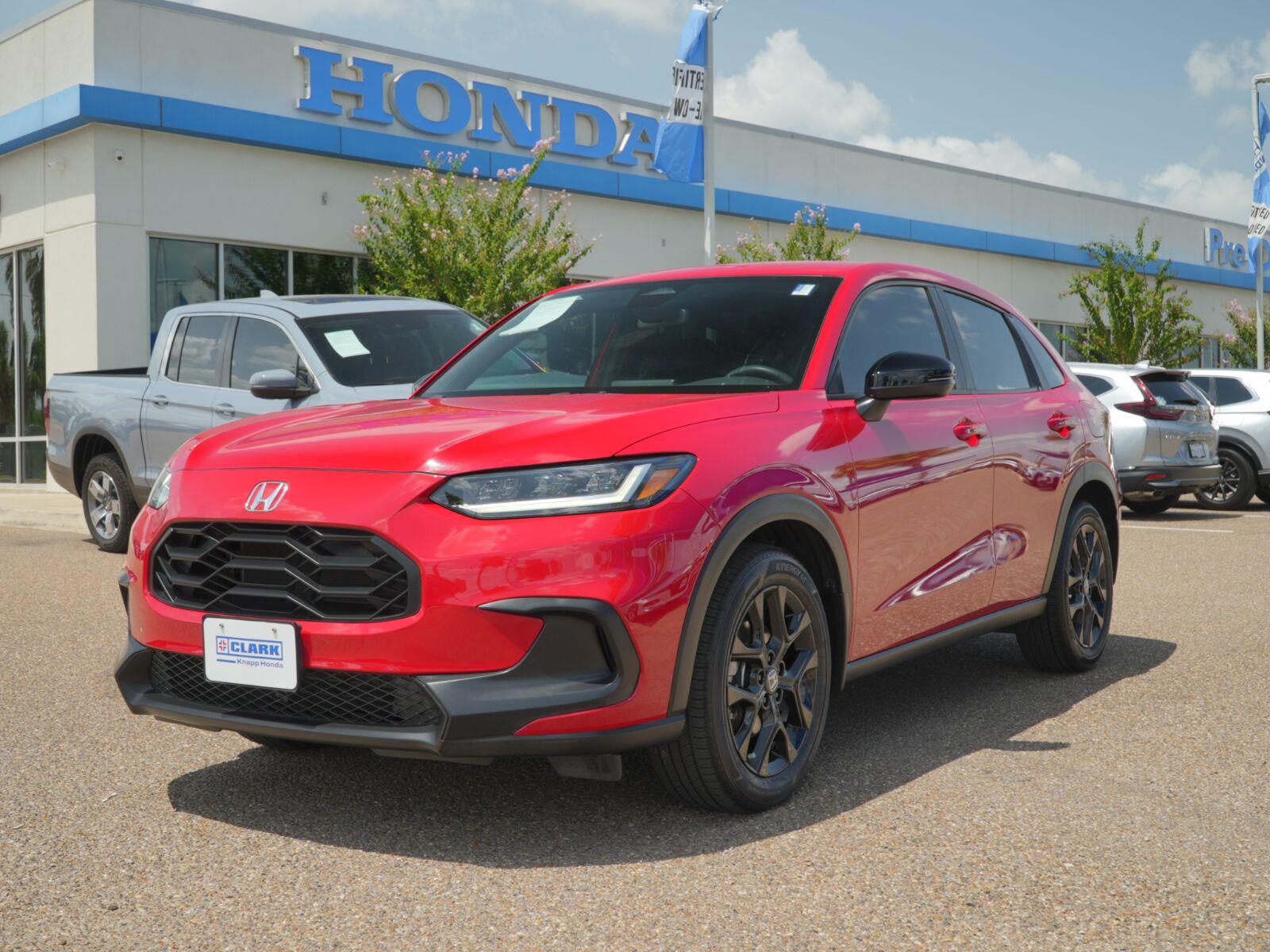 Milano Red 2024 Honda HR-V SUV / Crossover Front-Wheel Drive Continuously Variable Transmission