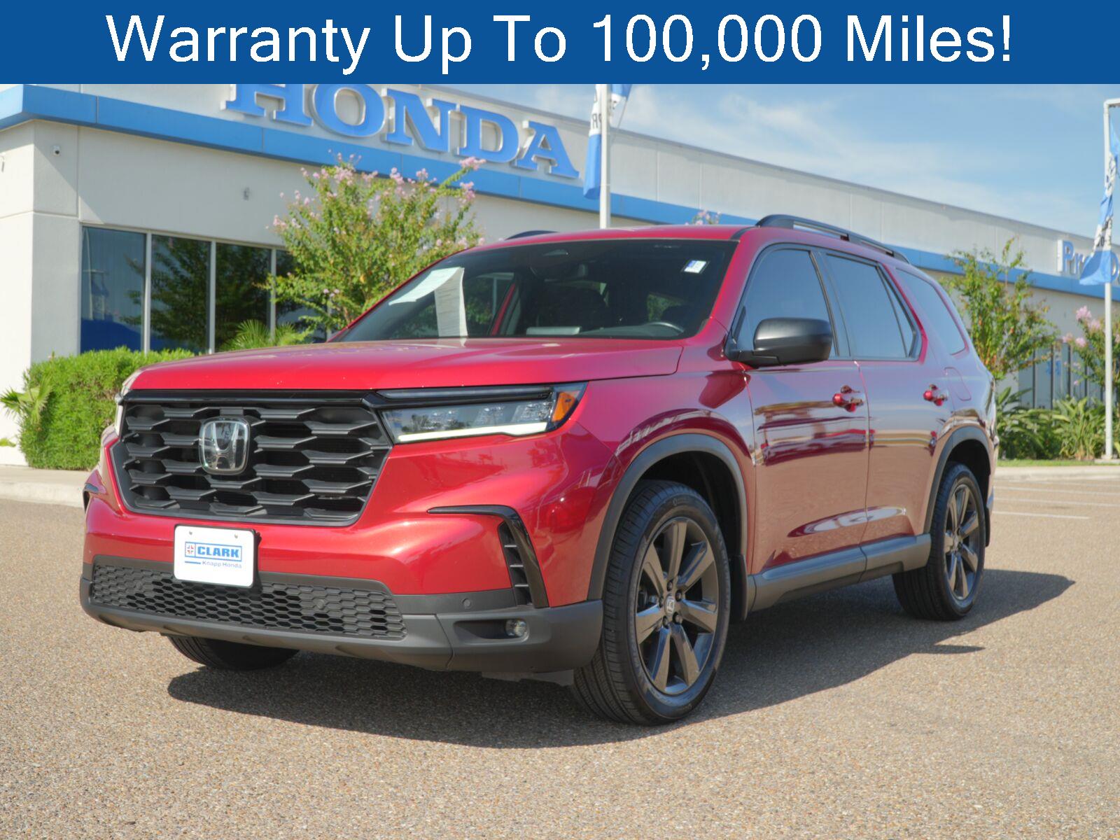 Radiant Red Metallic II 2025 Honda Pilot SUV / Crossover Front-Wheel Drive Automatic