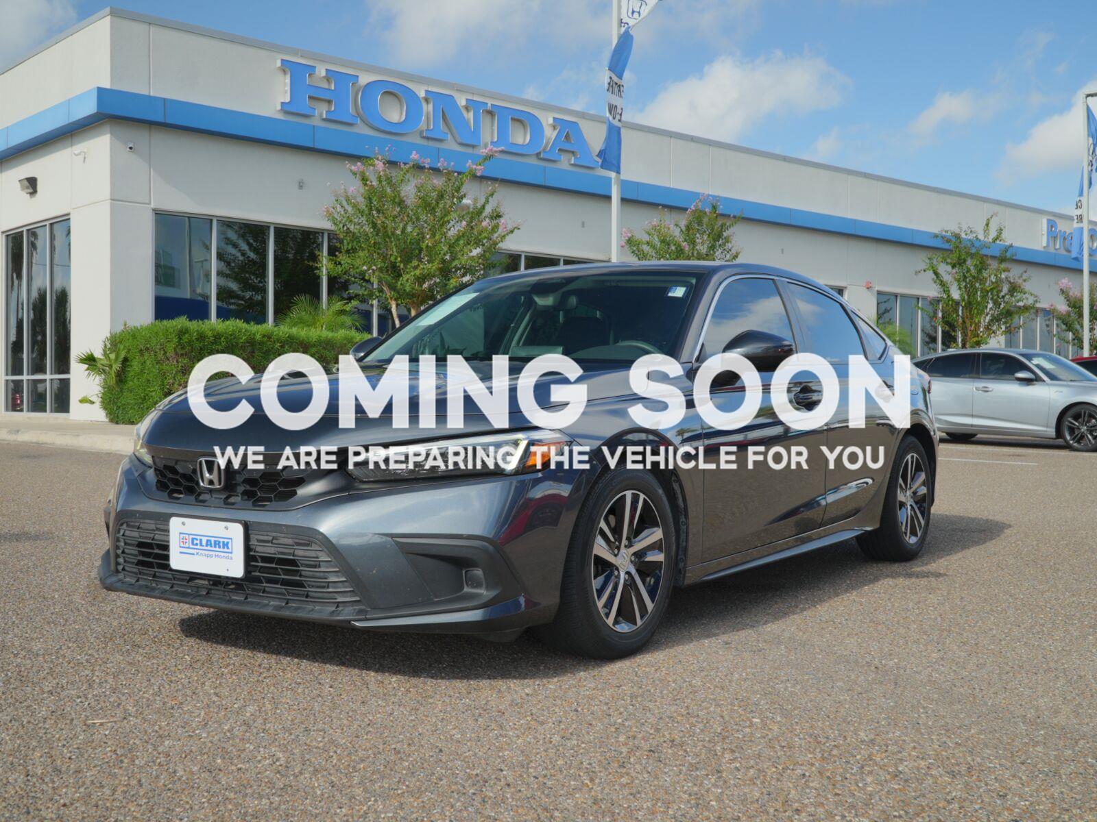 Meteorite Gray Metallic 2023 Honda Civic Hatchback Hatchback Front-Wheel Drive Continuously Variable Transmission