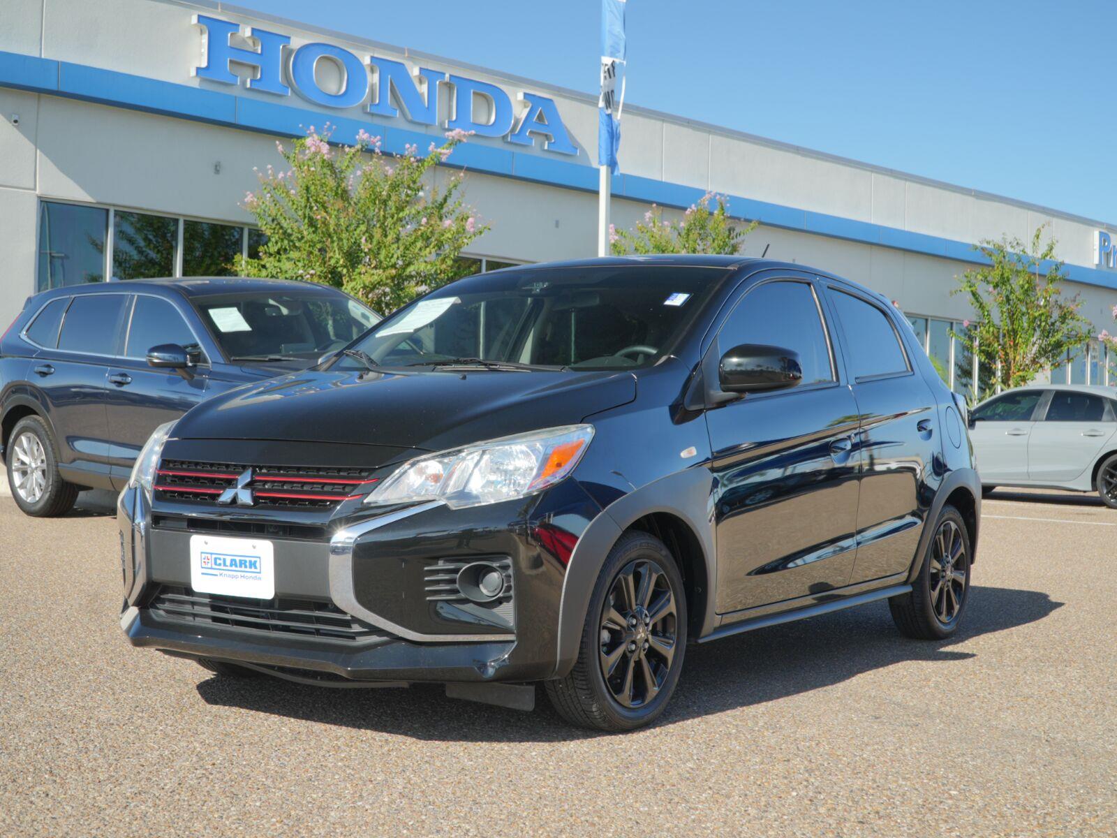 Mystic Black Metallic 2023 Mitsubishi Mirage Hatchback Front-Wheel Drive Continuously Variable Transmission