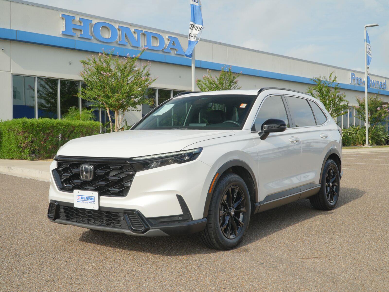 Platinum White Pearl 2024 Honda CR-V Hybrid SUV / Crossover Front-Wheel Drive 1-Speed Dual Clutch