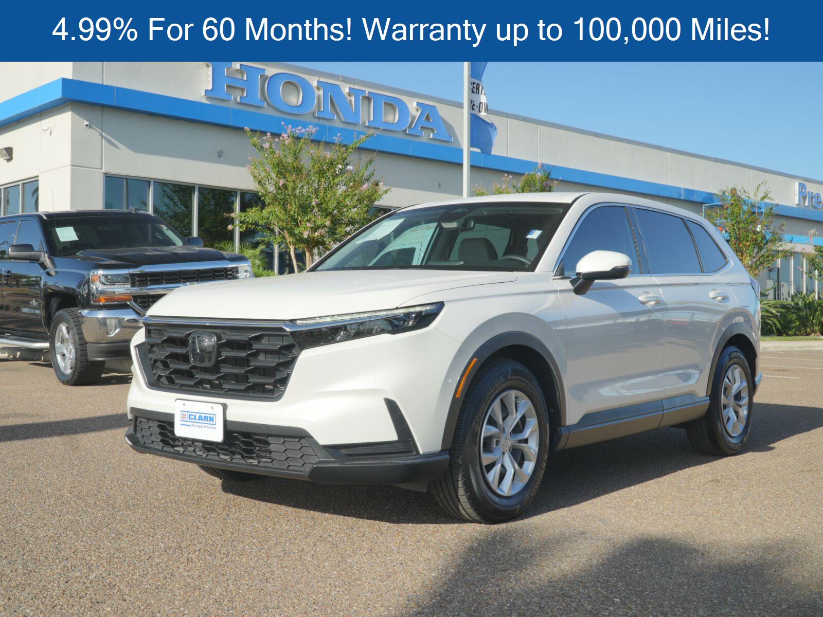 Platinum White Pearl 2025 Honda CR-V SUV / Crossover Front-Wheel Drive Continuously Variable Transmission