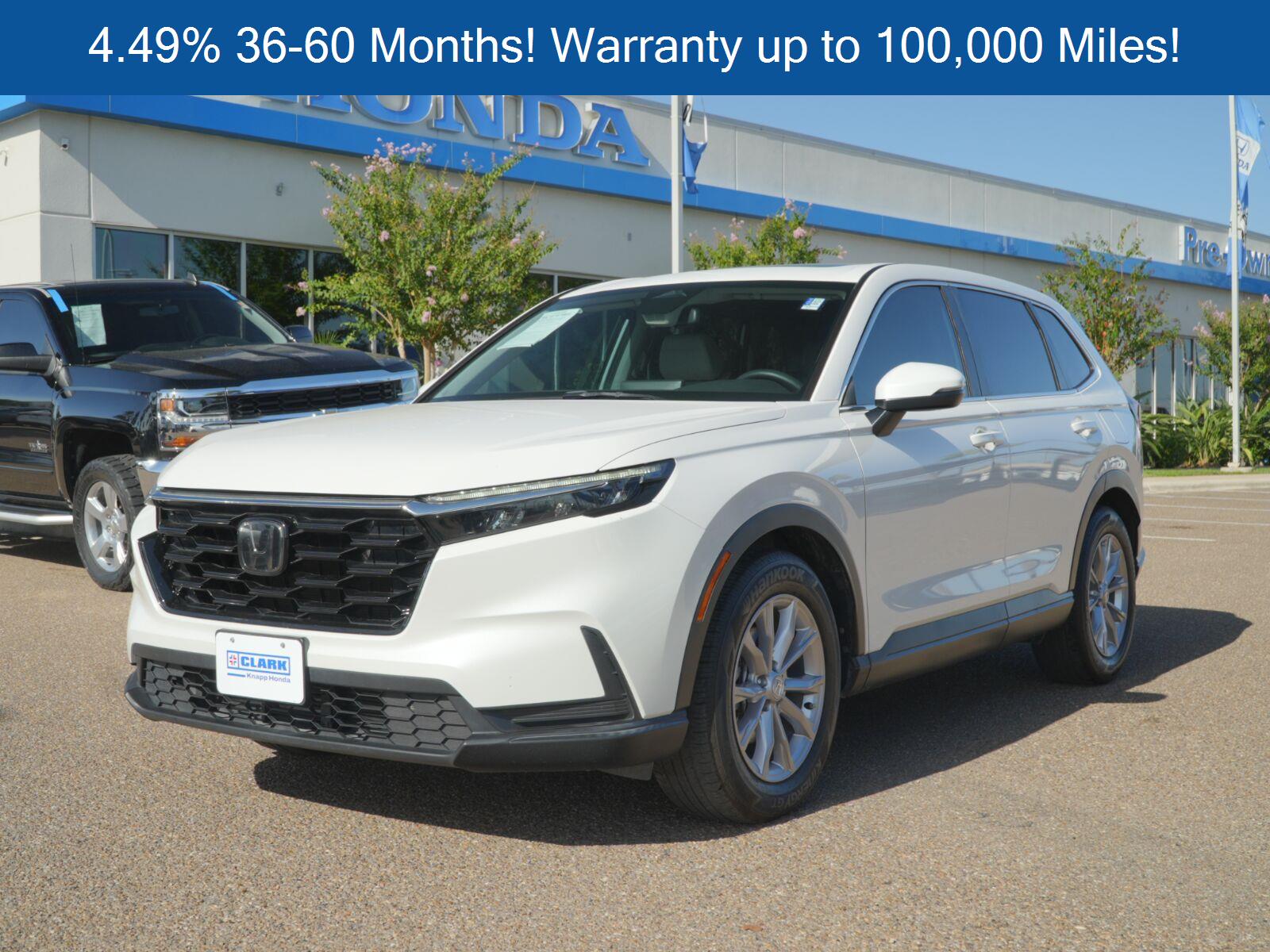 Platinum White Pearl 2024 Honda CR-V SUV / Crossover Front-Wheel Drive Continuously Variable Transmission