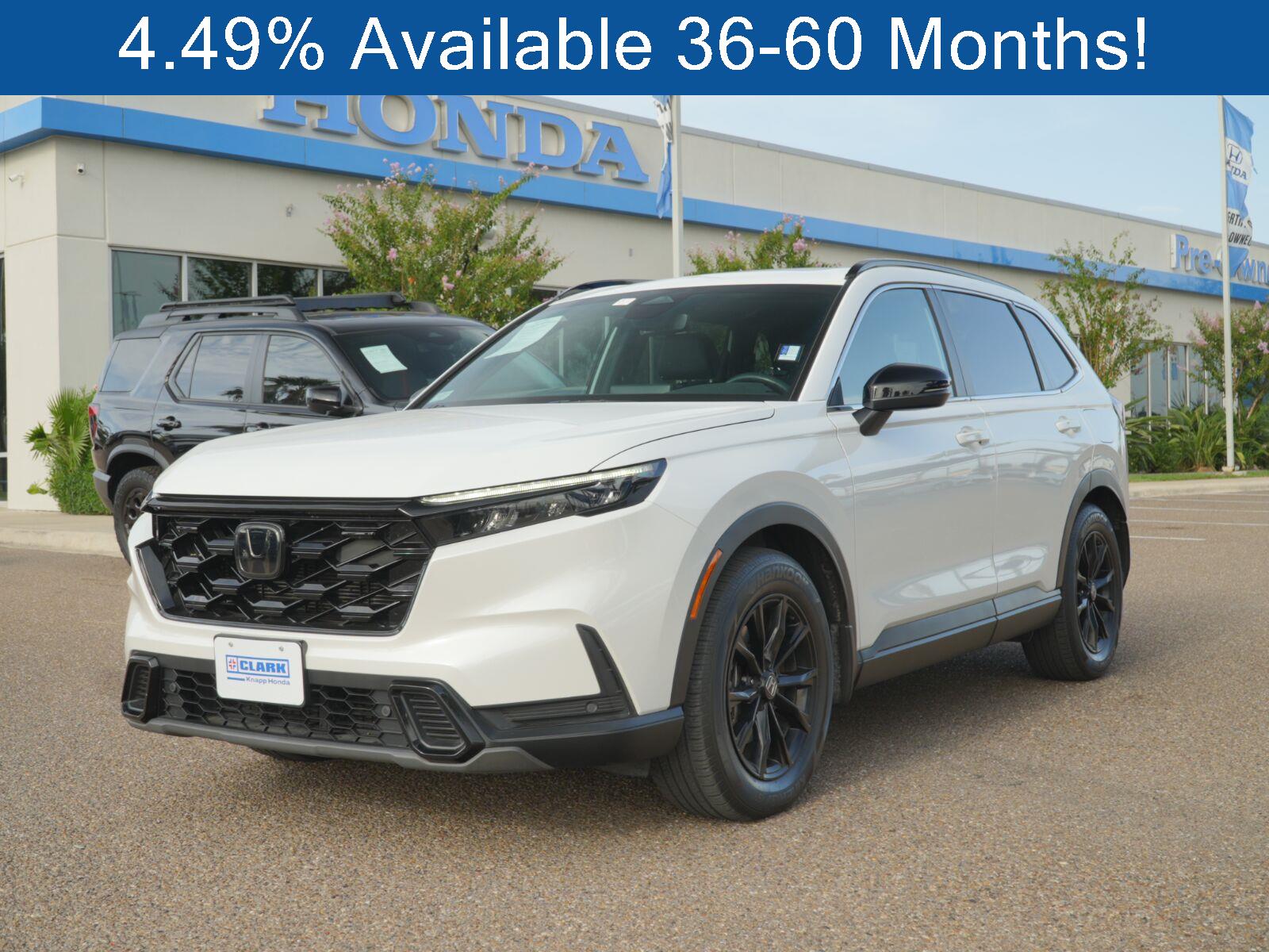 Platinum White Pearl 2024 Honda CR-V Hybrid SUV / Crossover Front-Wheel Drive 1-Speed Dual Clutch