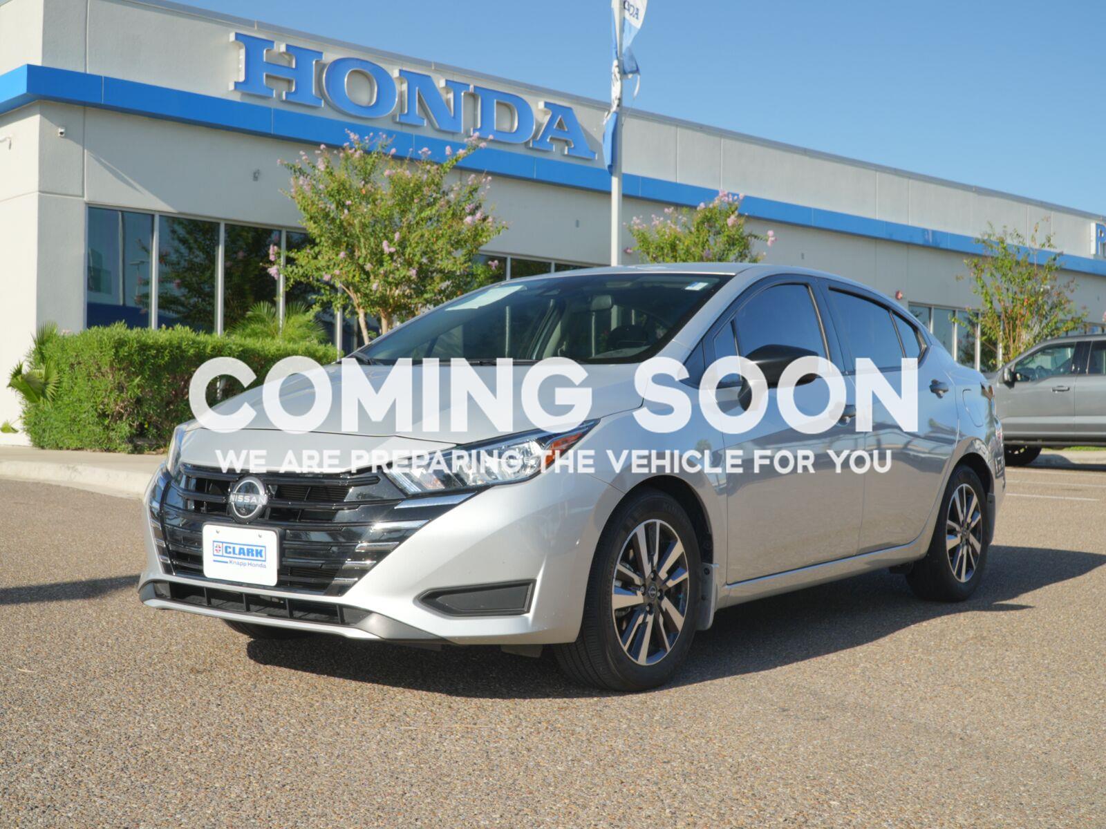 Brilliant Silver Metallic 2024 Nissan Versa Sedan Front-Wheel Drive Continuously Variable Transmission