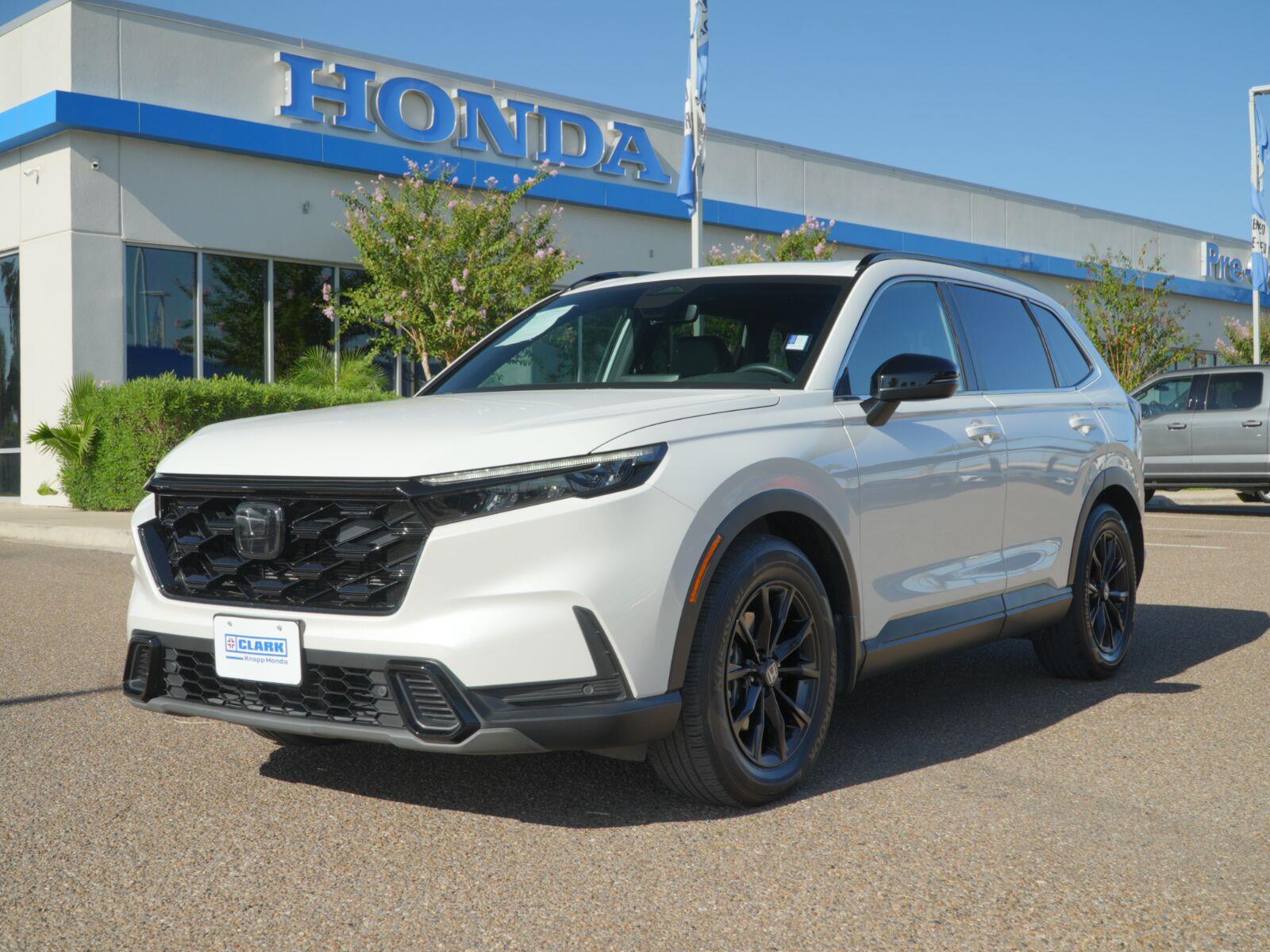 Platinum White Pearl 2024 Honda CR-V Hybrid SUV / Crossover Front-Wheel Drive 1-Speed Dual Clutch