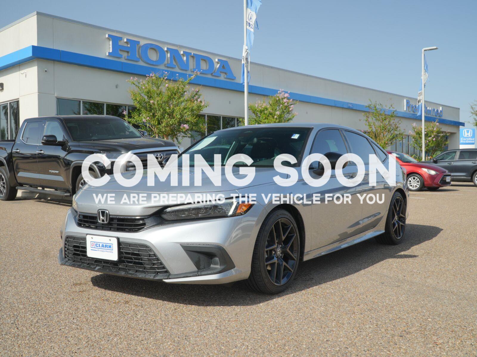 Lunar Silver Metallic 2024 Honda Civic Sedan Front-Wheel Drive 7-Speed CVT