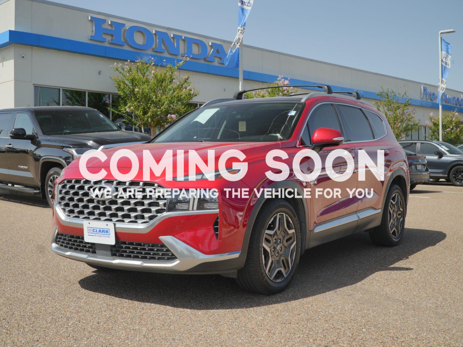 Calypso Red 2022 Hyundai Santa Fe SUV / Crossover Front-Wheel Drive Automatic
