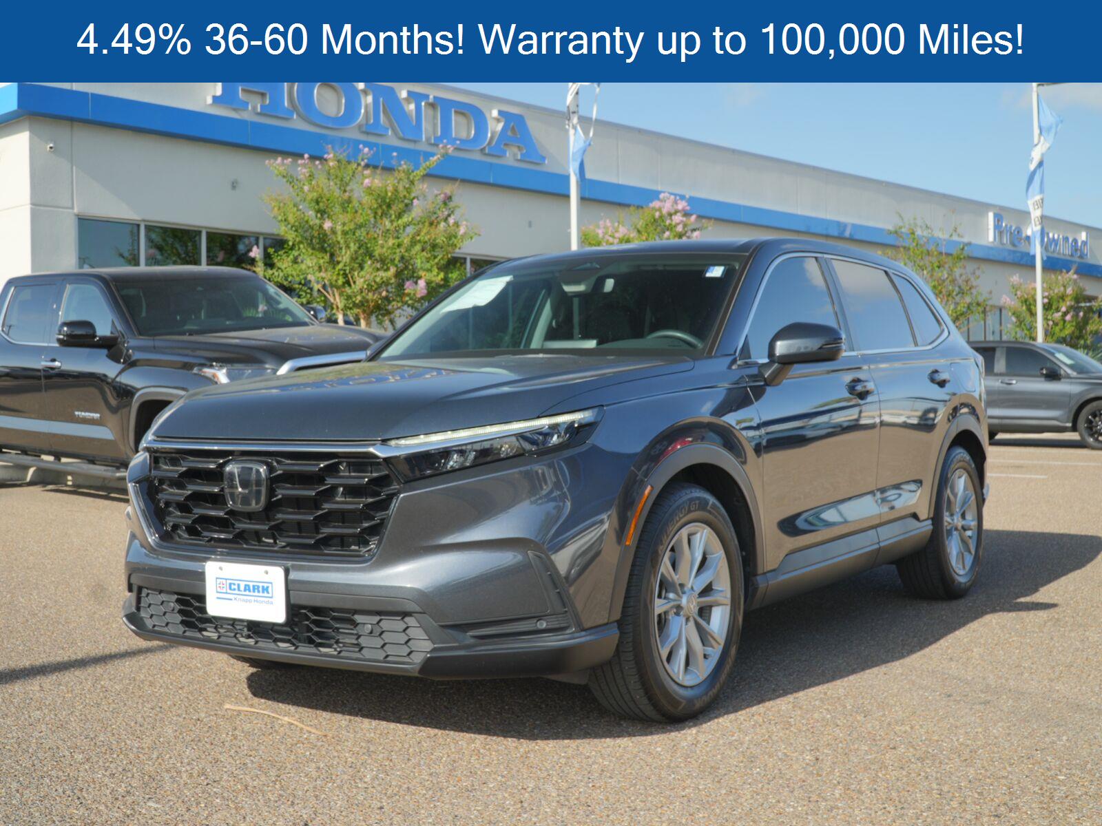 Meteorite Gray Metallic 2024 Honda CR-V SUV / Crossover Front-Wheel Drive Continuously Variable Transmission