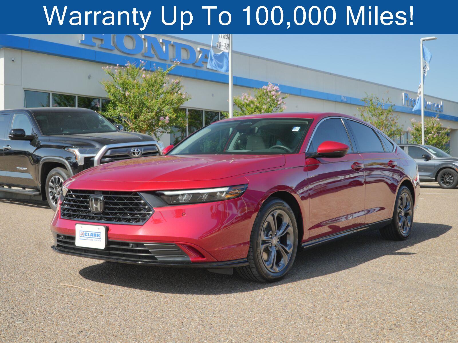 Radiant Red Metallic 2026 Honda Accord Hybrid Sedan Front-Wheel Drive 1-Speed Dual Clutch