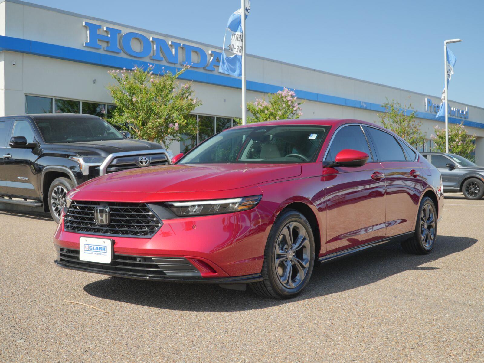 Radiant Red Metallic 2026 Honda Accord Hybrid Sedan Front-Wheel Drive 1-Speed Dual Clutch