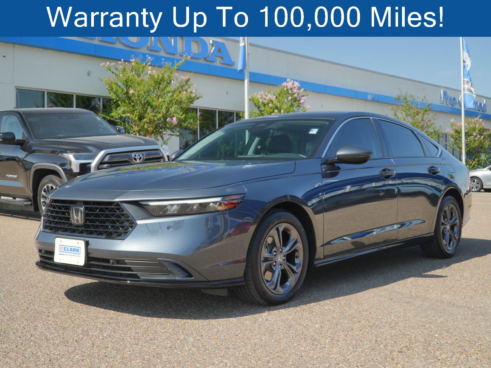 Meteorite Gray Metallic 2026 Honda Accord Hybrid Sedan Front-Wheel Drive 1-Speed Dual Clutch