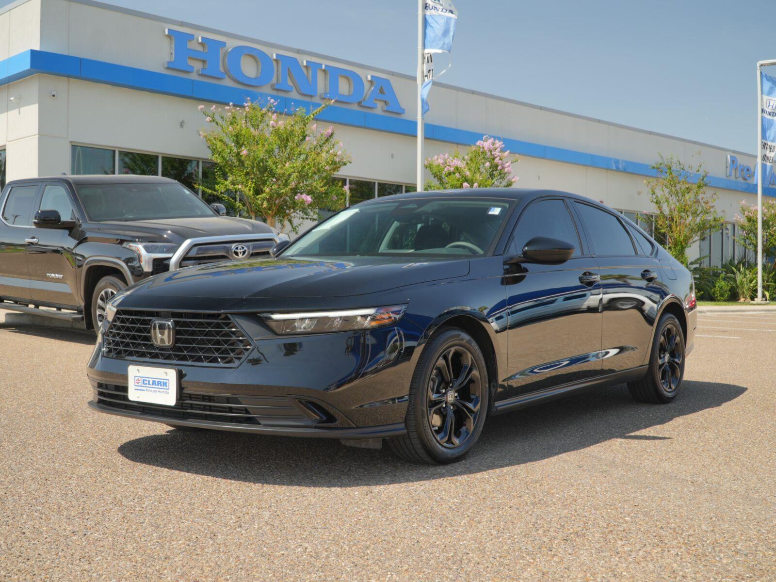 Crystal Black Pearl 2025 Honda Accord Sedan Front-Wheel Drive Continuously Variable Transmission