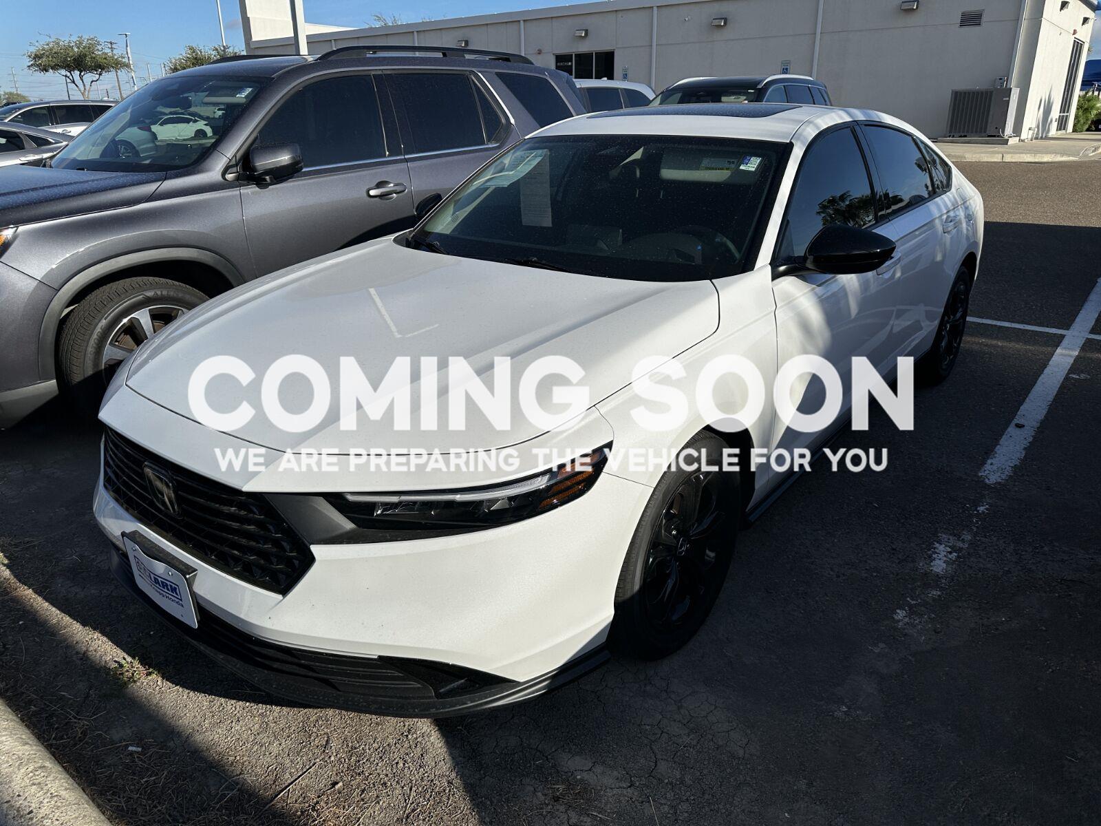 Platinum White Pearl 2025 Honda Accord Sedan Front-Wheel Drive Continuously Variable Transmission