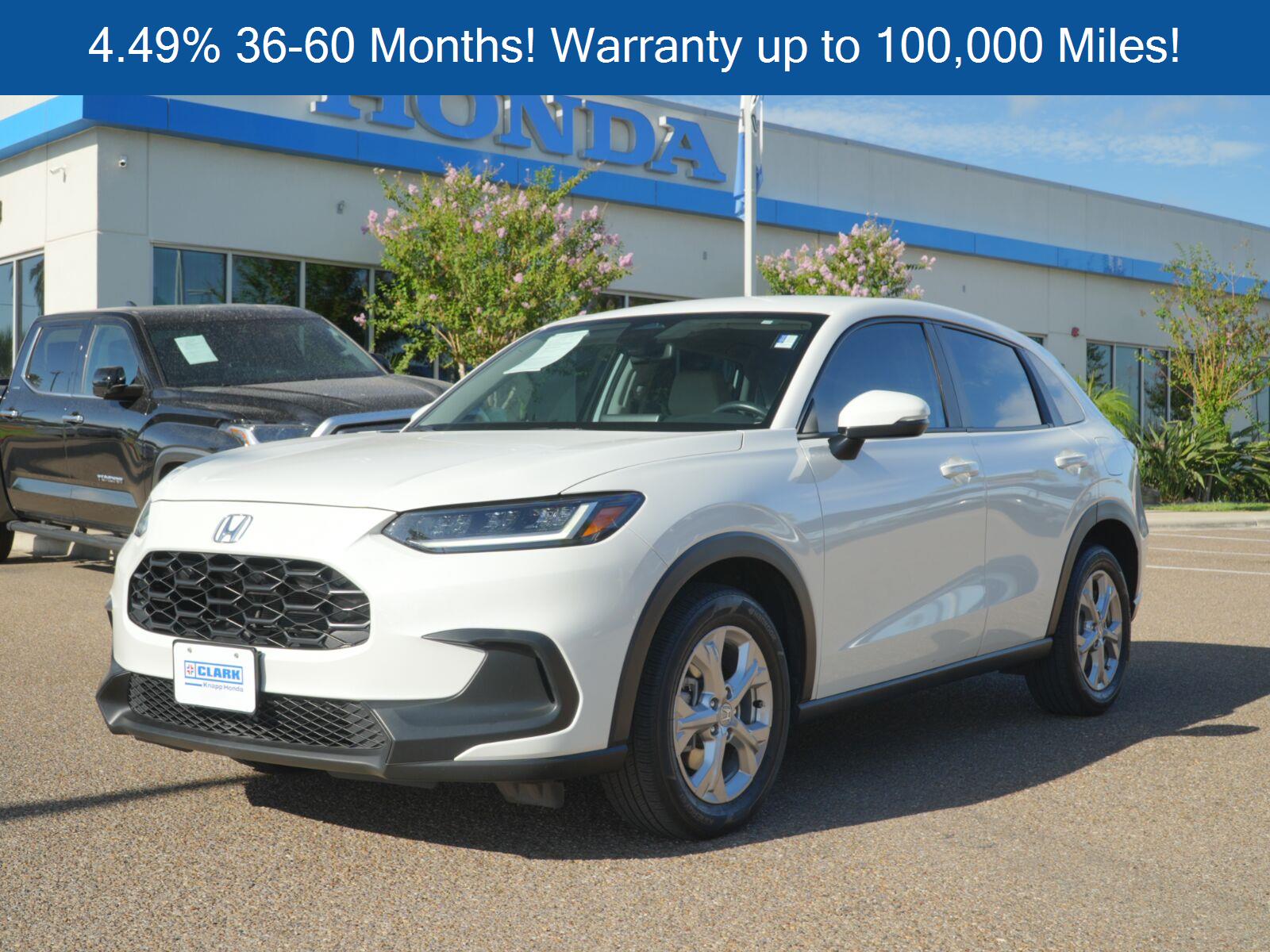 Platinum White Pearl 2024 Honda HR-V SUV / Crossover All-Wheel Drive Continuously Variable Transmission