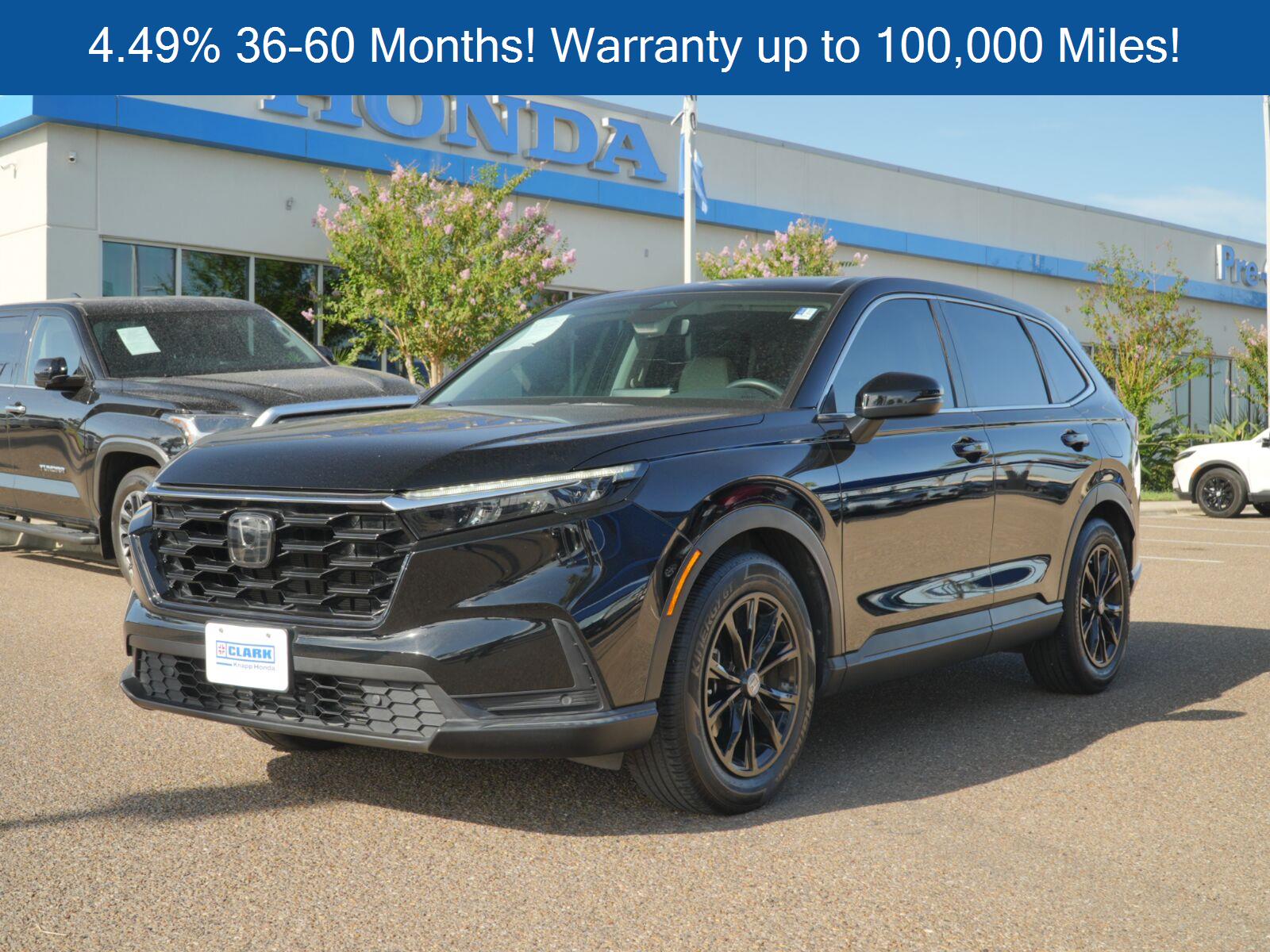 Crystal Black Pearl 2024 Honda CR-V SUV / Crossover Front-Wheel Drive Continuously Variable Transmission
