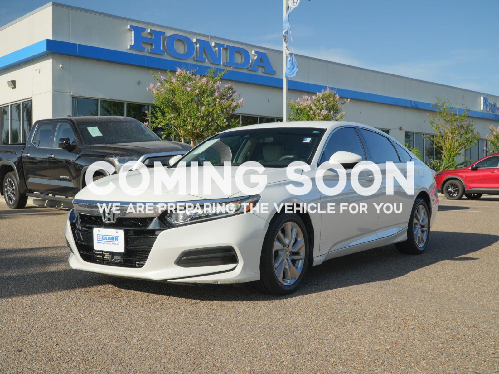 Platinum White Pearl 2020 Honda Accord Sedan Front-Wheel Drive Continuously Variable Transmission