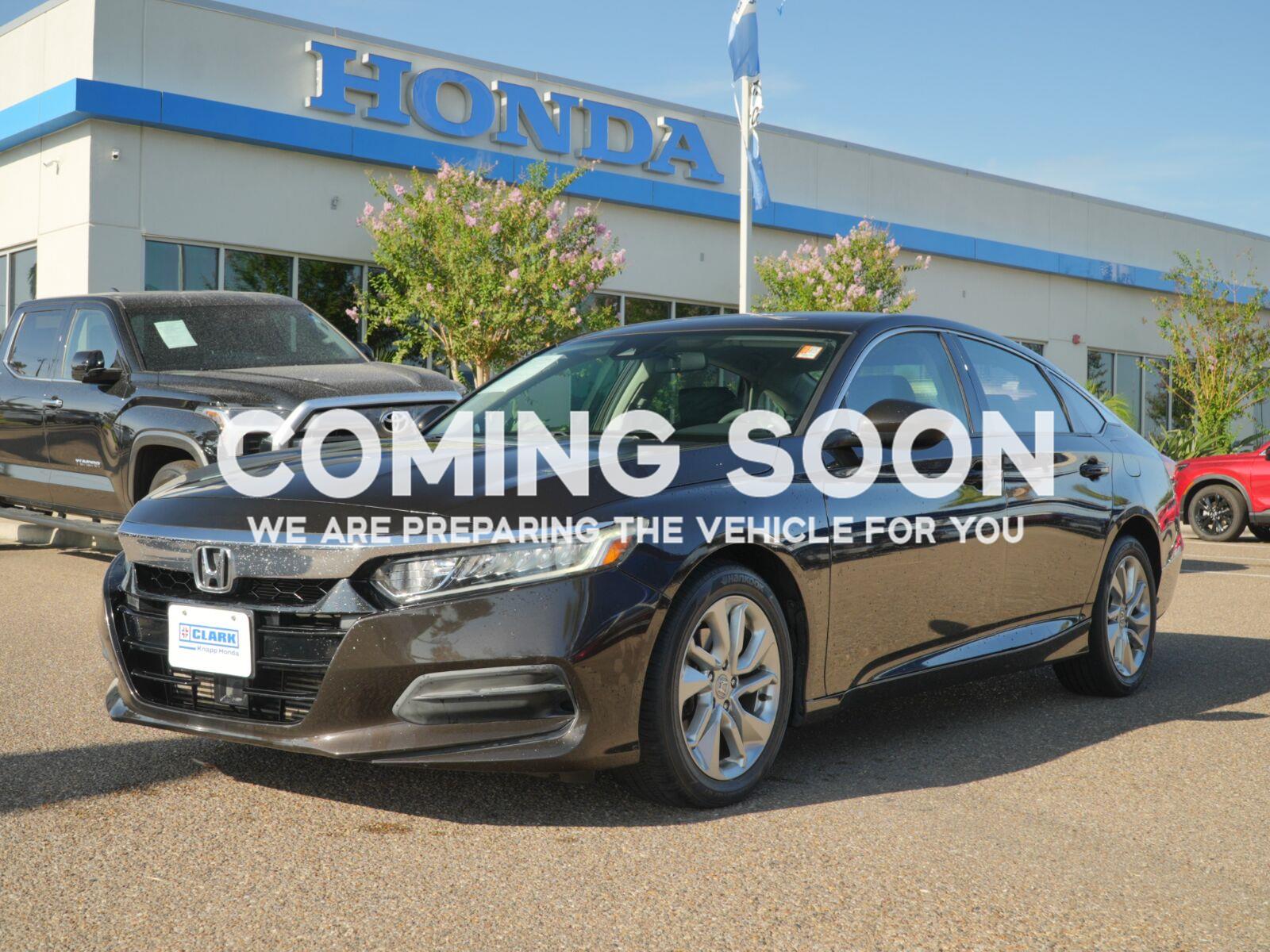 Kona Coffee Metallic 2018 Honda Accord Sedan Front-Wheel Drive Continuously Variable Transmission