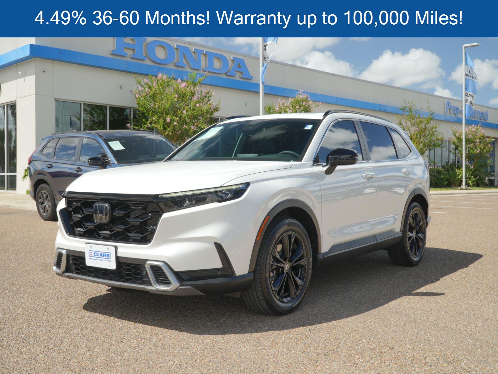 Platinum White Pearl 2024 Honda CR-V Hybrid SUV / Crossover All-Wheel Drive 1-Speed Dual Clutch