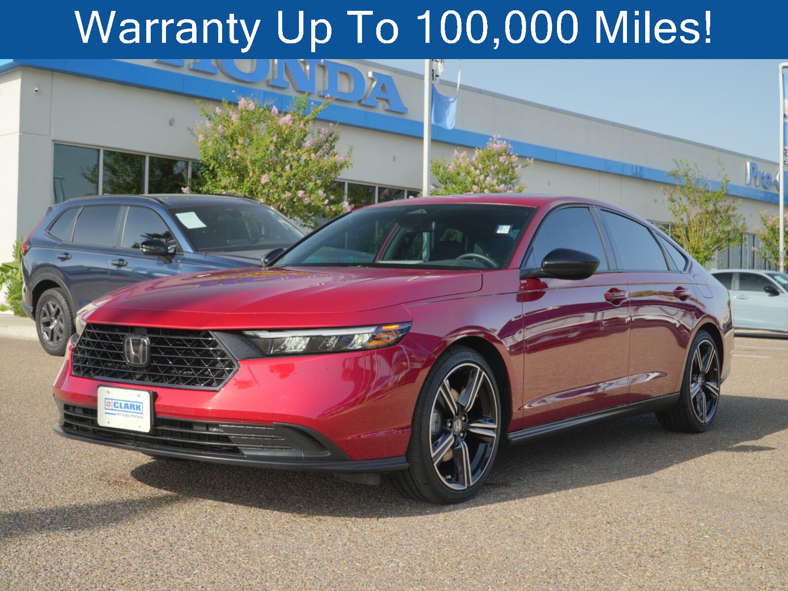 Radiant Red Metallic 2026 Honda Accord Hybrid Sedan Front-Wheel Drive 1-Speed Dual Clutch