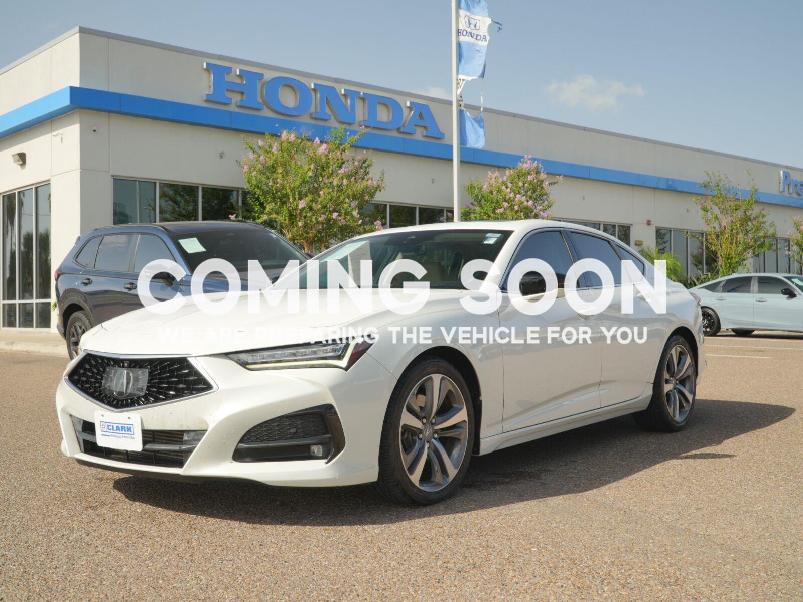 Platinum White Pearl 2021 Acura TLX Sedan Front-Wheel Drive Automatic